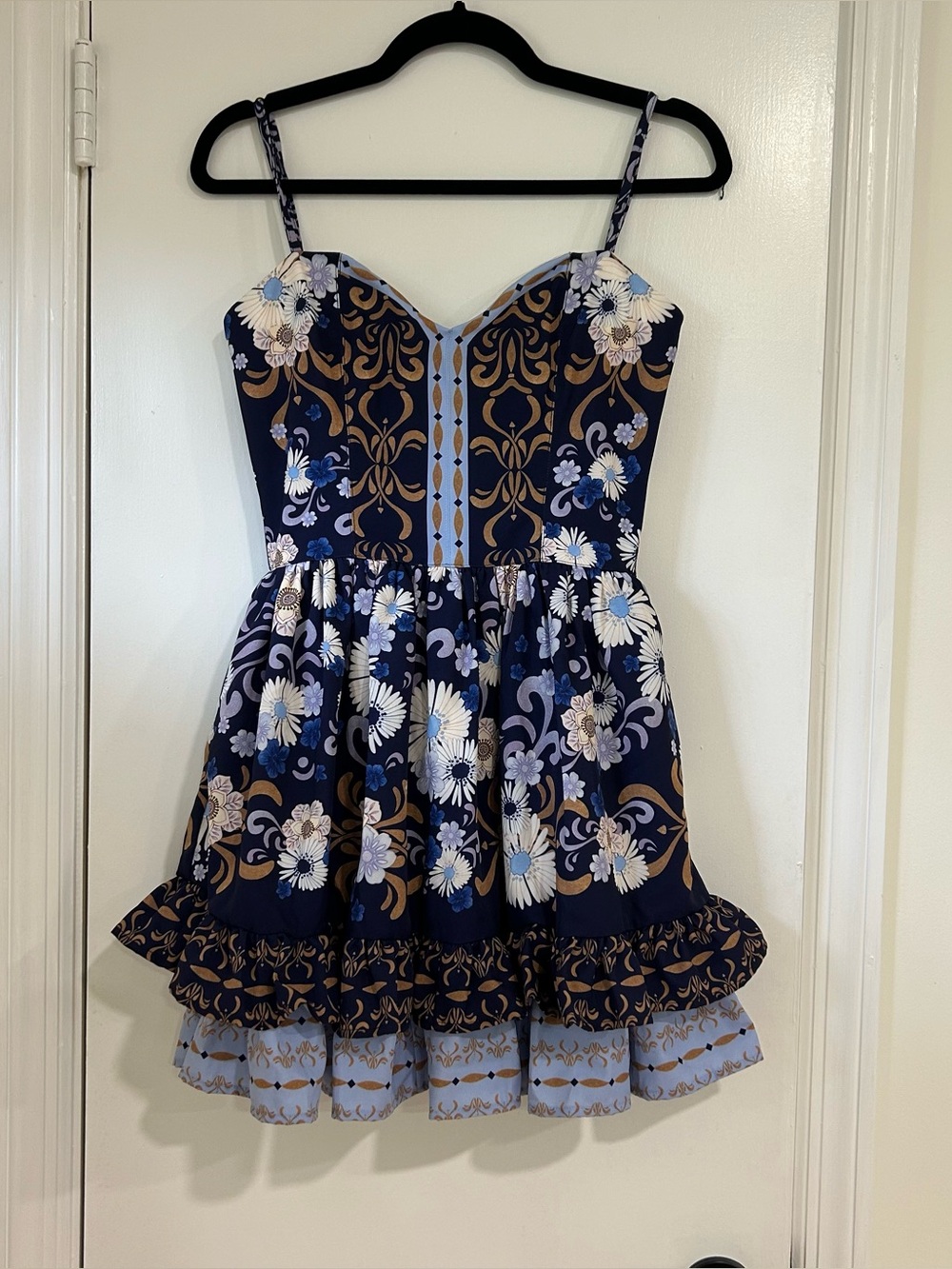 Agua Bendita x Madewell NEW Resortwear Mini Dress Boning Size Medium - Picture 4 of 15
